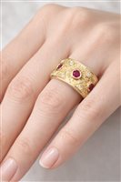 Anillo Sacramore Firenze Mujer in Plata Rubino 0.60 Ct AN 3607 - AN 3607